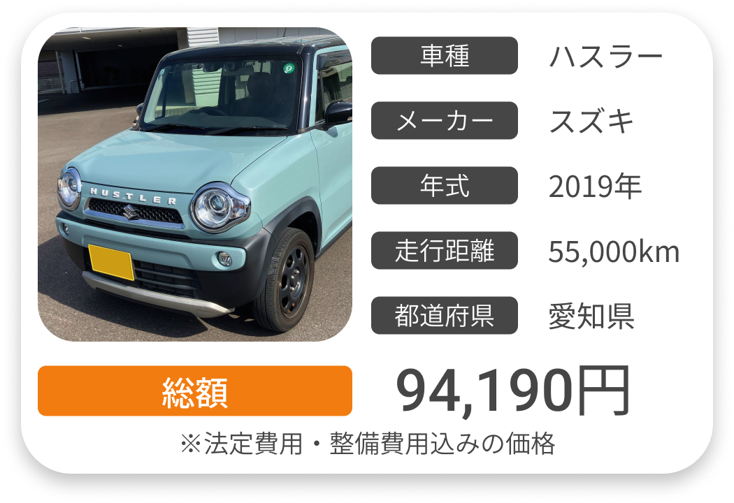 車検費用実例1